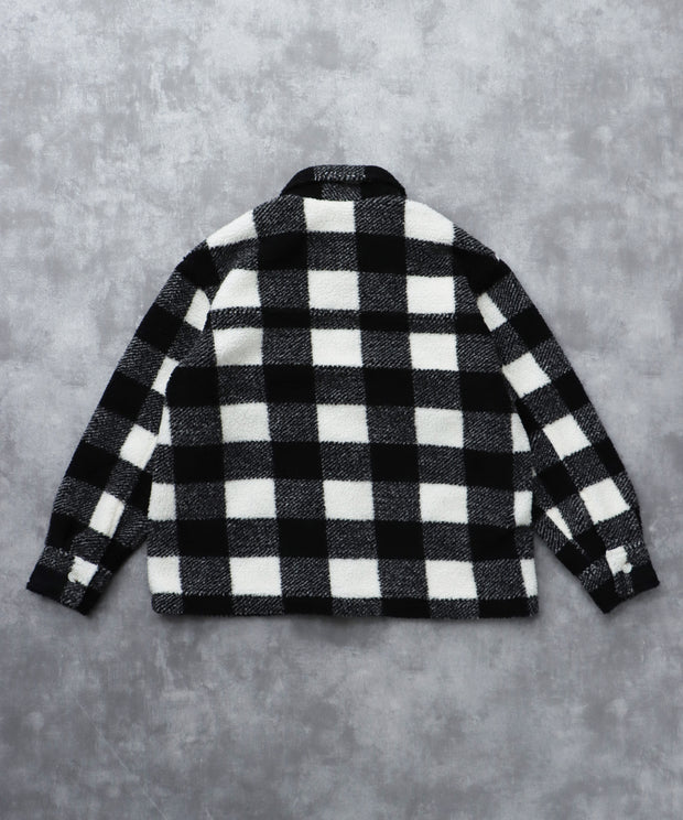 《11月下旬お届け予定》TES BOA SURF CHECK JACKET / ボアジャケット
