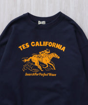 TES 2026 HORSE RIDE FLOCKY CN CN SWEAT / クルーネックスウェット