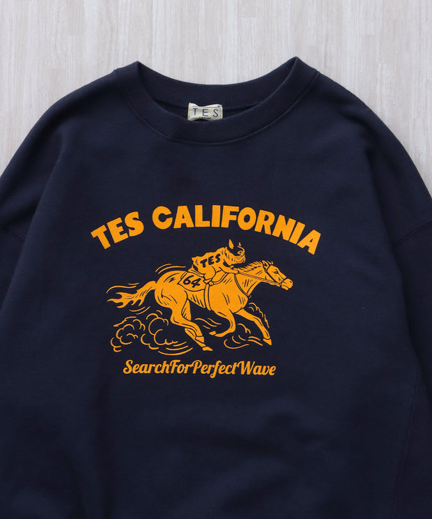 TES 2026 HORSE RIDE FLOCKY CN CN SWEAT / クルーネックスウェット