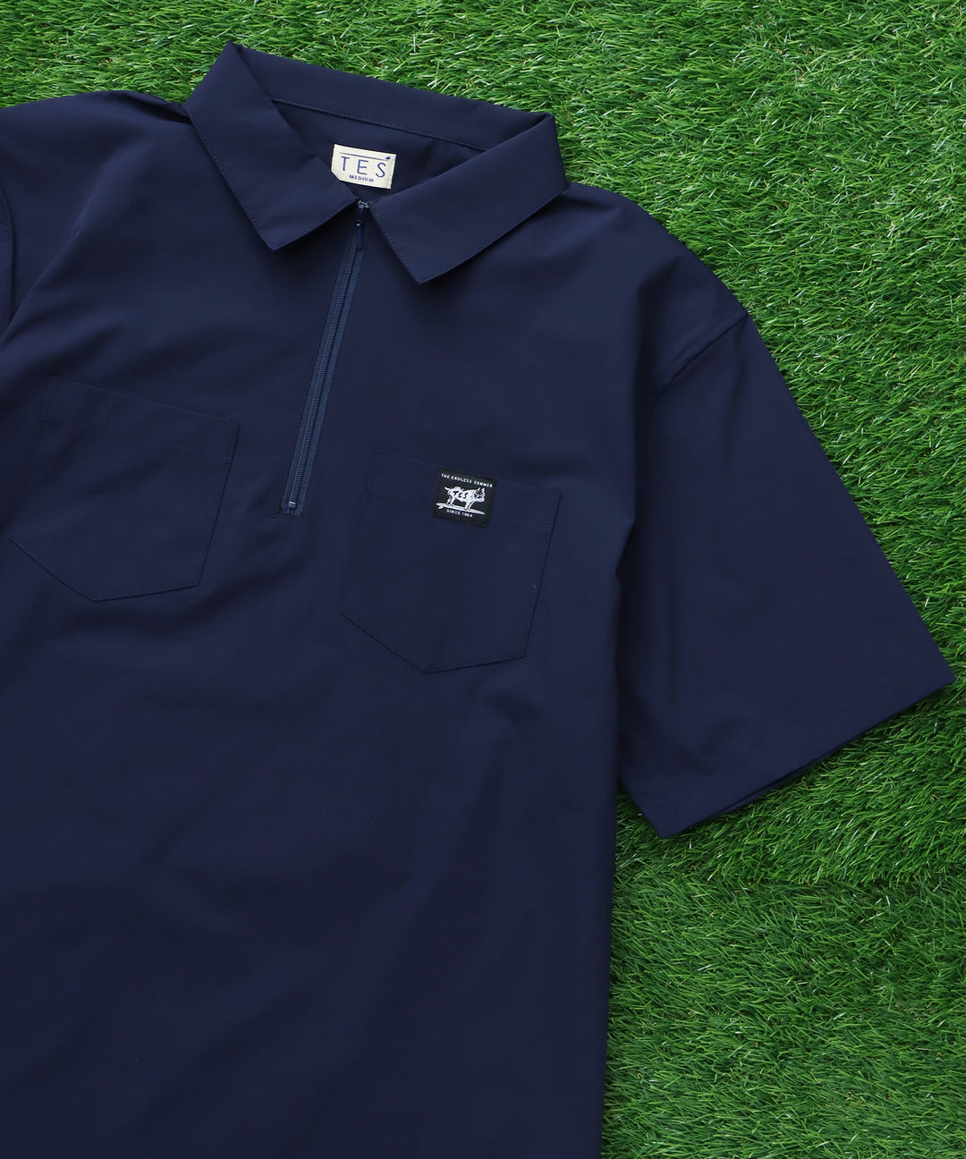 TES COMFORT HALF ZIP SHIRT / 半袖ハーフジップシャツ – TES | THE