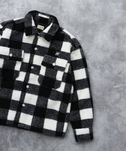 《11月下旬お届け予定》TES BOA SURF CHECK JACKET / ボアジャケット