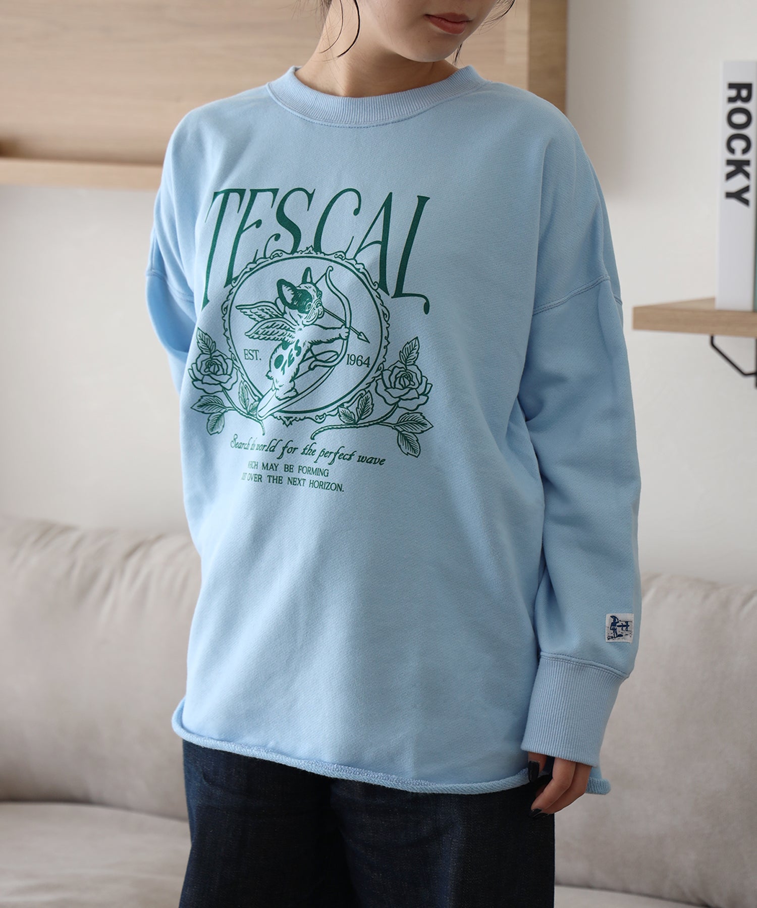 TES LADIES CALIF STYLE UP SWEAT / レディース スタイルアップ