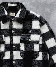 《11月下旬お届け予定》TES BOA SURF CHECK JACKET / ボアジャケット