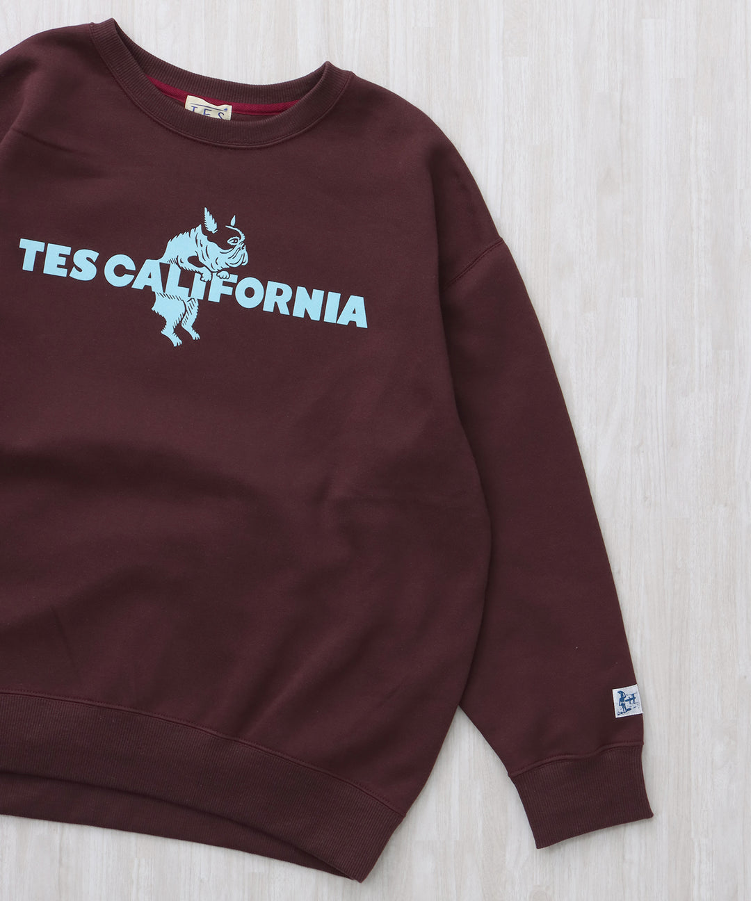 1月中旬お届け予定》TES LADIES OVER SIZE SWEAT / レディースオーバー