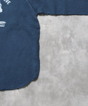 【WEB / FLAG SHOP限定】TES OVER DYE WAFFLE L/S TEE / ワッフルロンT