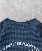 【WEB / FLAG SHOP限定】TES OVER DYE WAFFLE L/S TEE / ワッフルロンT