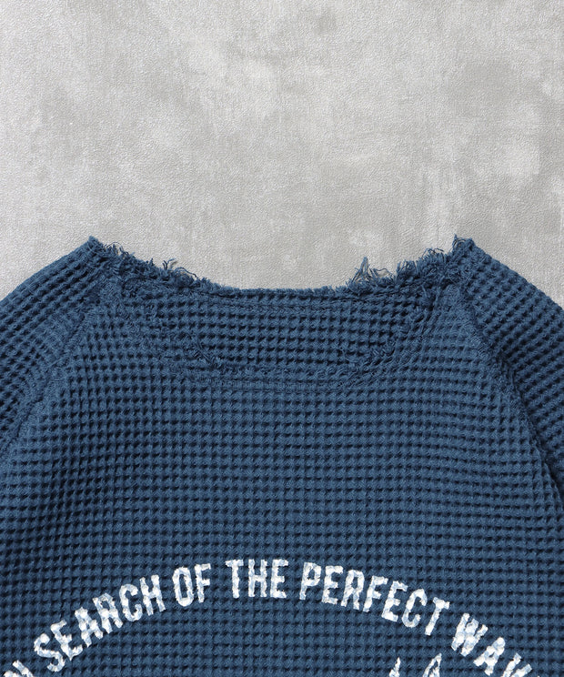 【WEB / FLAG SHOP限定】TES OVER DYE WAFFLE L/S TEE / ワッフルロンT