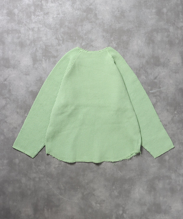 【WEB / FLAG SHOP限定】TES OVER DYE WAFFLE L/S TEE / ワッフルロンT