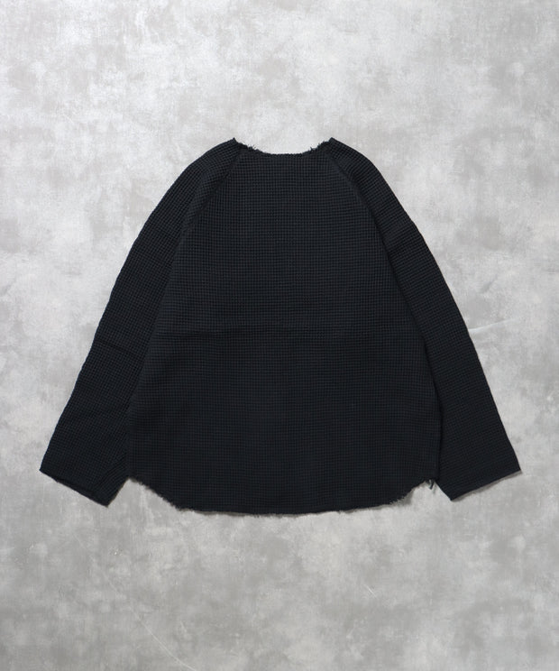 【WEB / FLAG SHOP限定】TES OVER DYE WAFFLE L/S TEE / ワッフルロンT