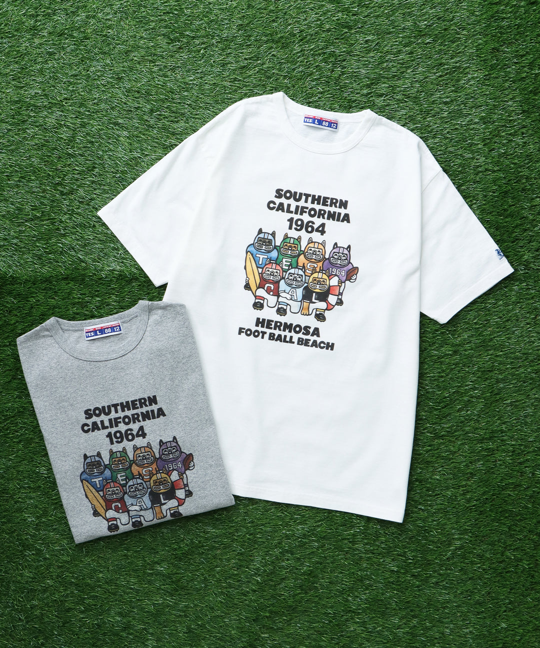 7月下旬お届け予定》TES 8812 HERMOSA FOOTBALL TEE / Tシャツ – TES