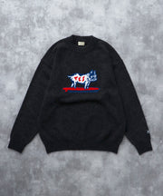 《11月下旬お届け予定》TES SAGARA BUHI WOOL KNIT / クルーネックニット