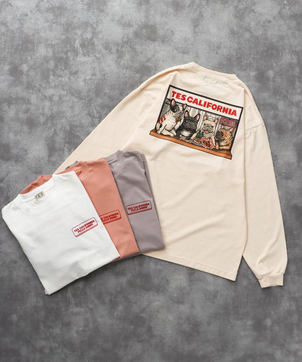 《9月下旬お届け予定》TES CALIFORNIA PIZZA DINER LONG SLEEVE T-SHIRT / ロンT