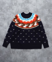 TES FB JQ KNIT / クルーネックニット