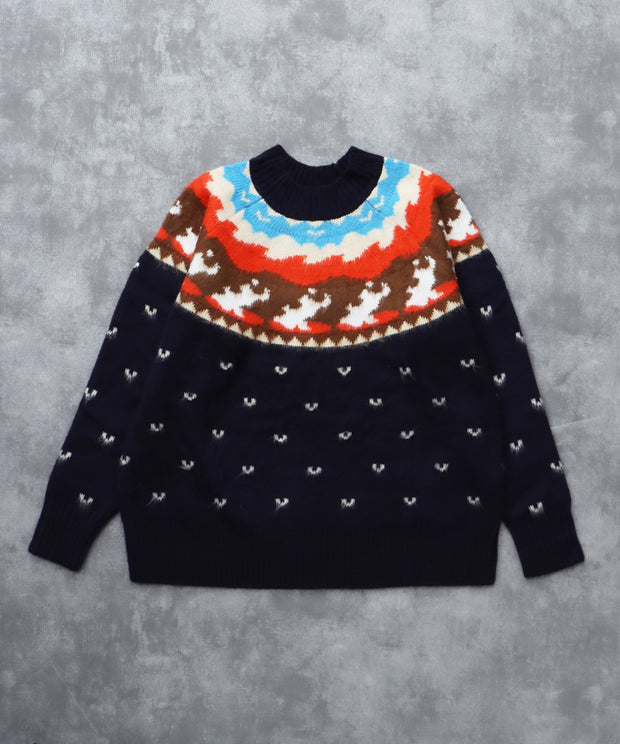 TES FB JQ KNIT / クルーネックニット