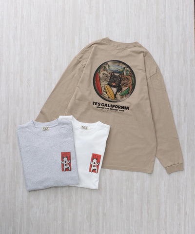 《12月下旬お届け予定》TES 4BUHI BOARD BROTHERS LONG SLEEVE T-SHIRT / ロンT