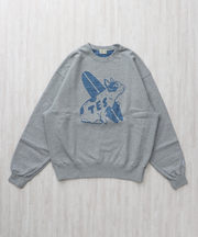【WEB / FLAG SHOP限定】TES BUHI CAFE OPAL FINISH CREWNECK SWEAT / クルーネックスウェット