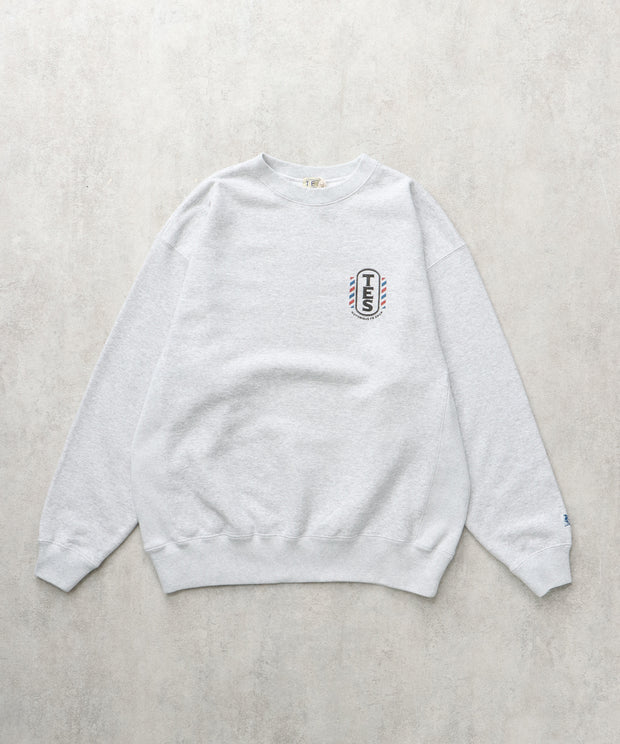 【WEB / FLAG SHOP限定】TES BARBER PT SWEAT/ クルースウェット