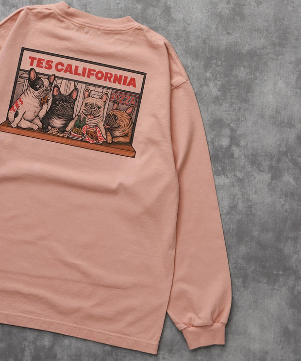 《9月下旬お届け予定》TES CALIFORNIA PIZZA DINER LONG SLEEVE T-SHIRT / ロンT