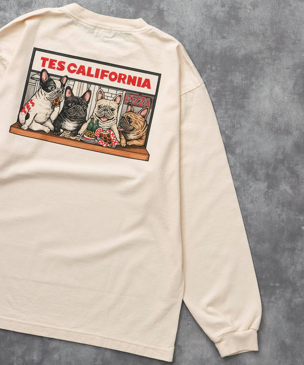《9月下旬お届け予定》TES CALIFORNIA PIZZA DINER LONG SLEEVE T-SHIRT / ロンT
