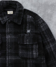 《11月下旬お届け予定》TES BOA SURF CHECK JACKET / ボアジャケット