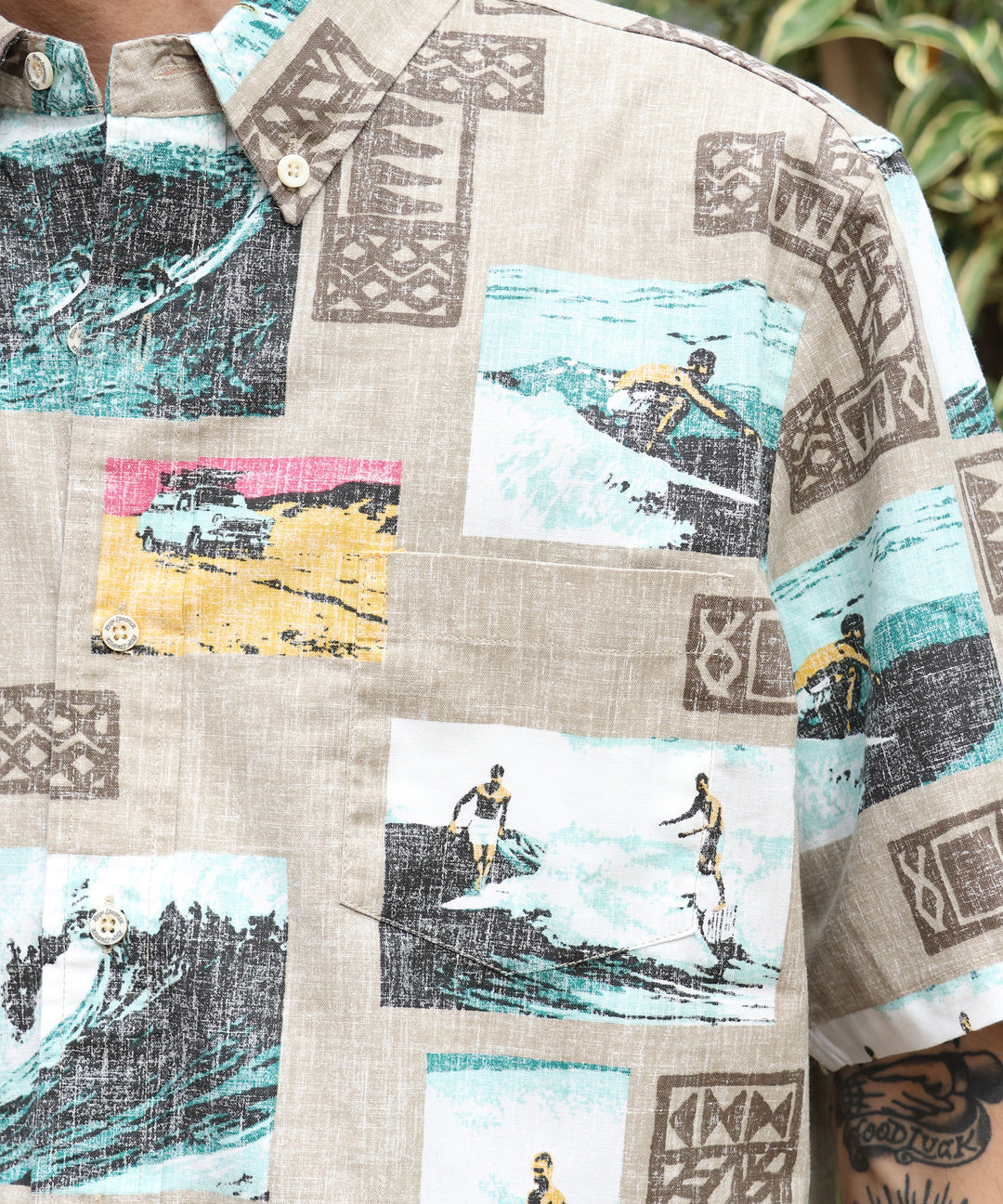 WEB / FLAG SHOP限定】TES×REYNSPOONER S/S SHIRT / レインスプーナー
