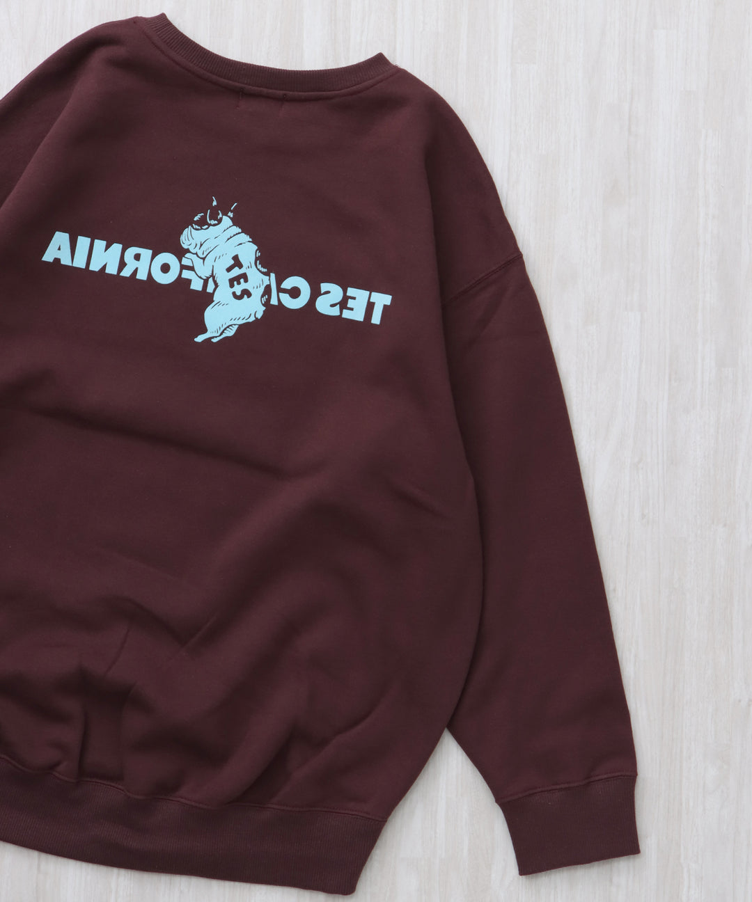 トップス C.E logo print sweat TES LADIES OVER SIZE SWEAT / レディースオーバーサイズ裏起毛