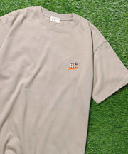 《再入荷》【WEB / FLAG SHOP限定】TES ORGANIC COTTON TURN BUHI EMB T-SHIRT / Tシャツ