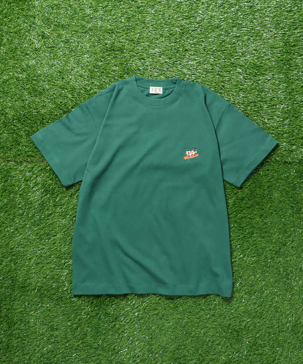 《再入荷》【WEB / FLAG SHOP限定】TES ORGANIC COTTON TURN BUHI EMB T-SHIRT / Tシャツ