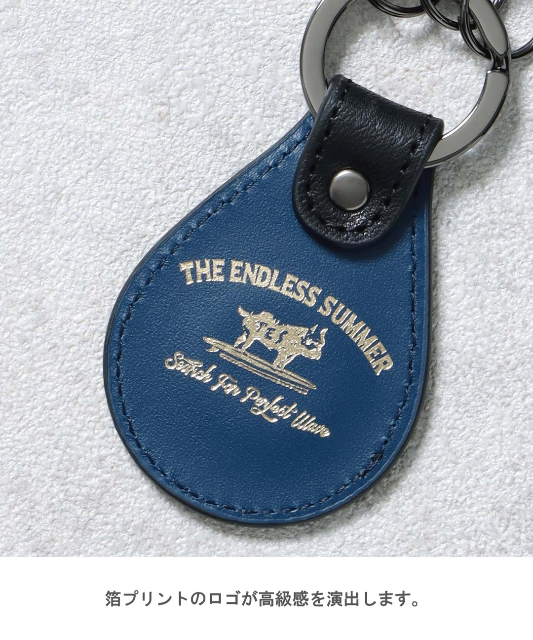 WEB / FLAG SHOP限定】TES LEATHER MAGNET KEY HOLDER