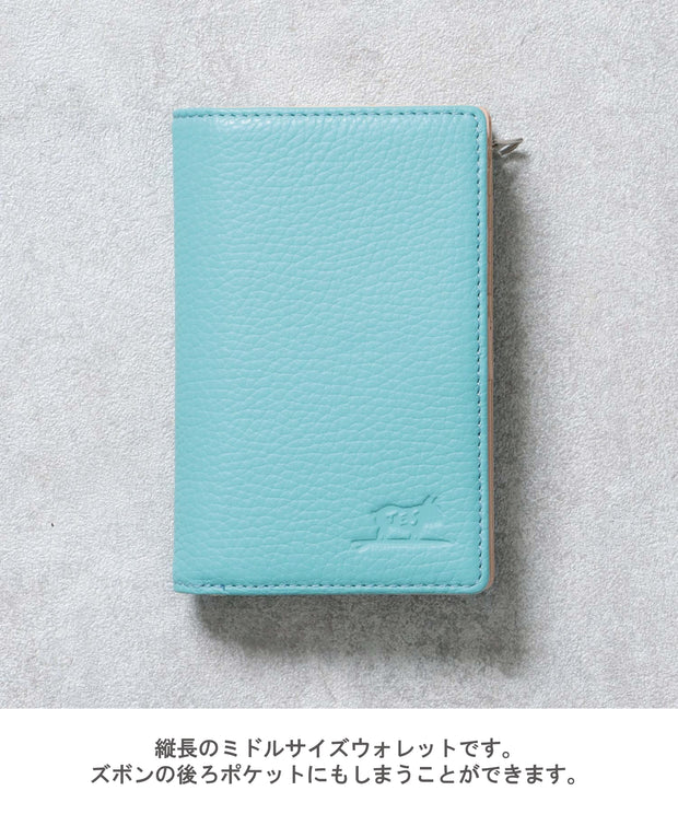 【WEB / FLAG SHOP限定】TES MIDDLE WALLET EME GREEN /財布