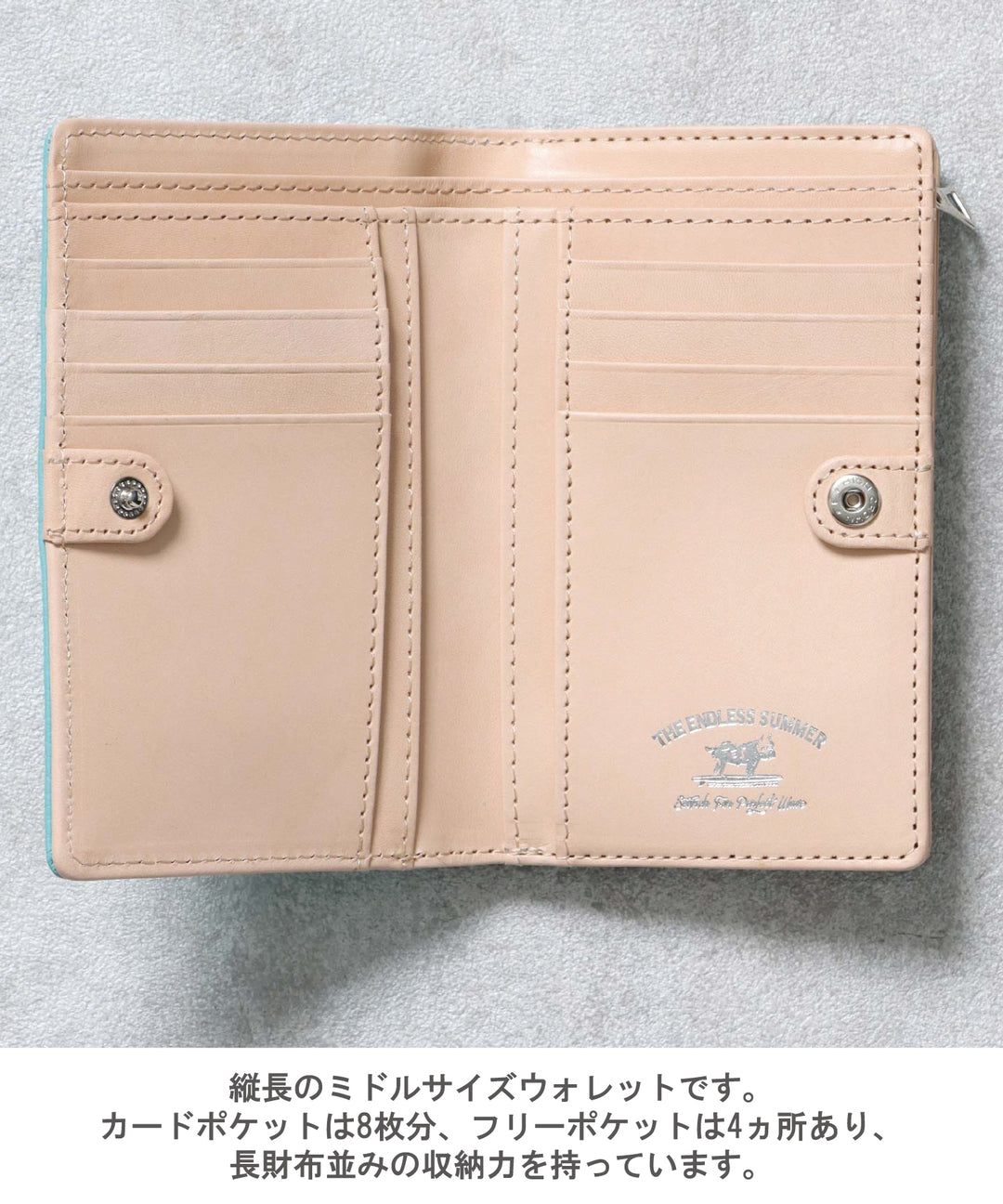 WEB / FLAG SHOP限定】TES MIDDLE WALLET EME GREEN /財布 – TES