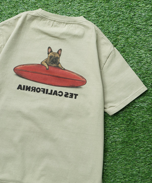 6月下旬お届け予定》 TES 4COLOR BUHI SURFER T-SHIRT / Tシャツ– TES