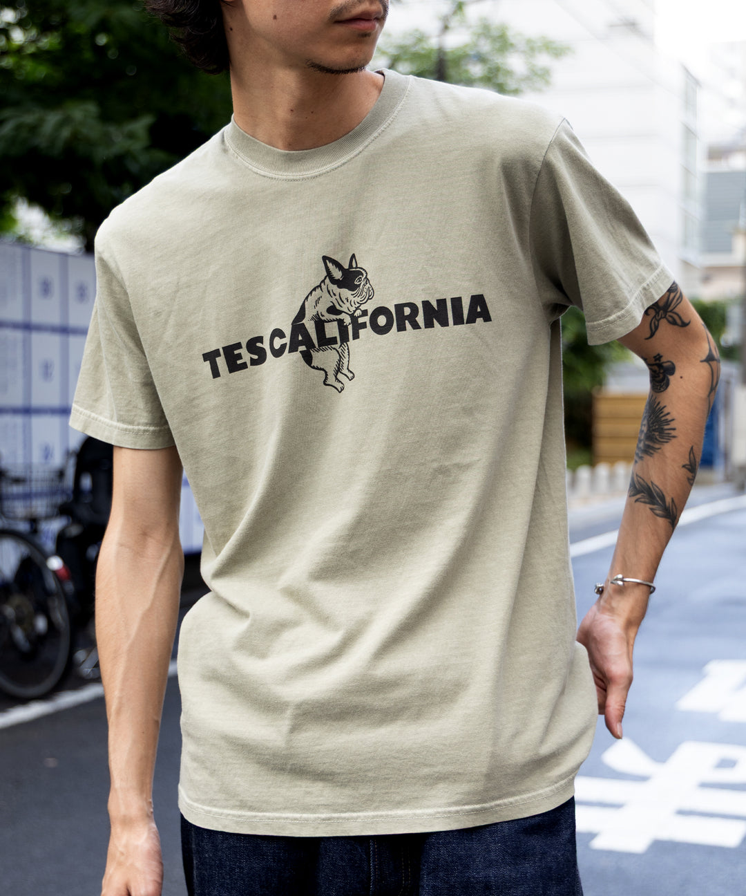 WEB / FLAG SHOP限定】TES CALIFORNIA PIGMENT DYE T-SHIRT