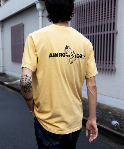 《一部予約商品》【WEB / FLAG SHOP限定】TES CALIFORNIA PIGMENT DYE T-SHIRT /ピグメント・半袖T