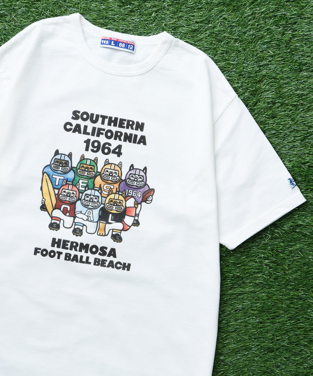 7月下旬お届け予定》TES 8812 HERMOSA FOOTBALL TEE / Tシャツ – TES