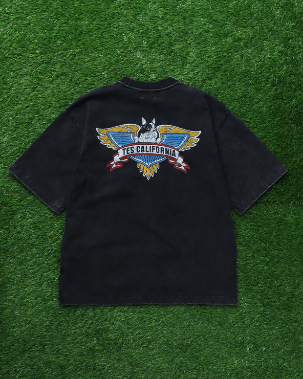 一部予約商品》TES VINTAGE BIKER T-SHIRT / ビッグシルエットTシャツ