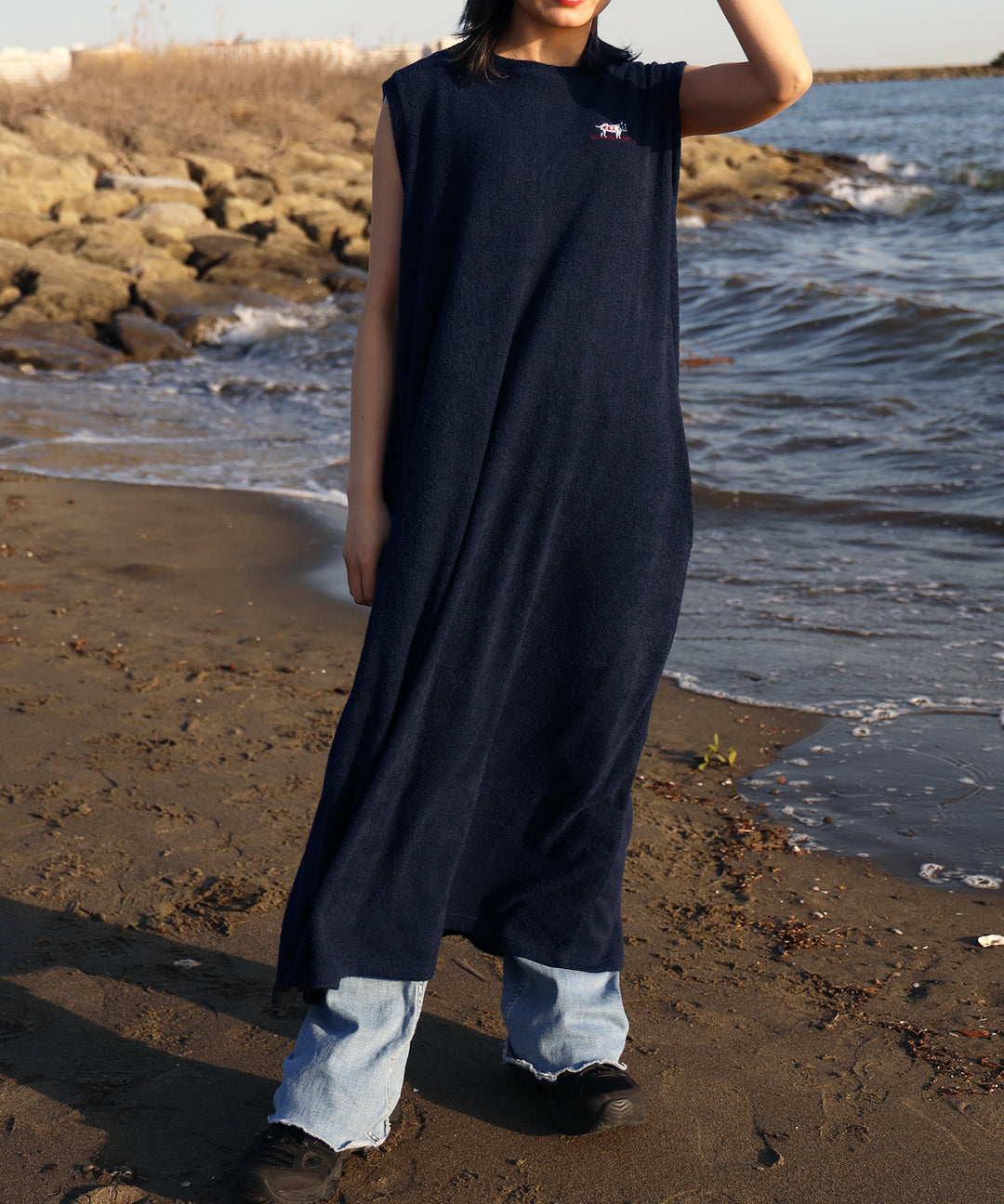 7月下旬お届け予定》TES COMFORTABLE PILE ONE PIECE/ ワンピース