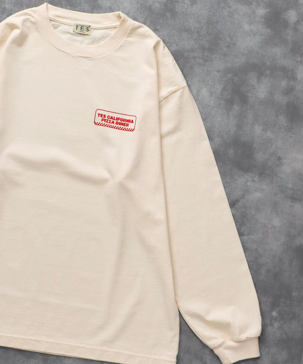 《9月下旬お届け予定》TES CALIFORNIA PIZZA DINER LONG SLEEVE T-SHIRT / ロンT