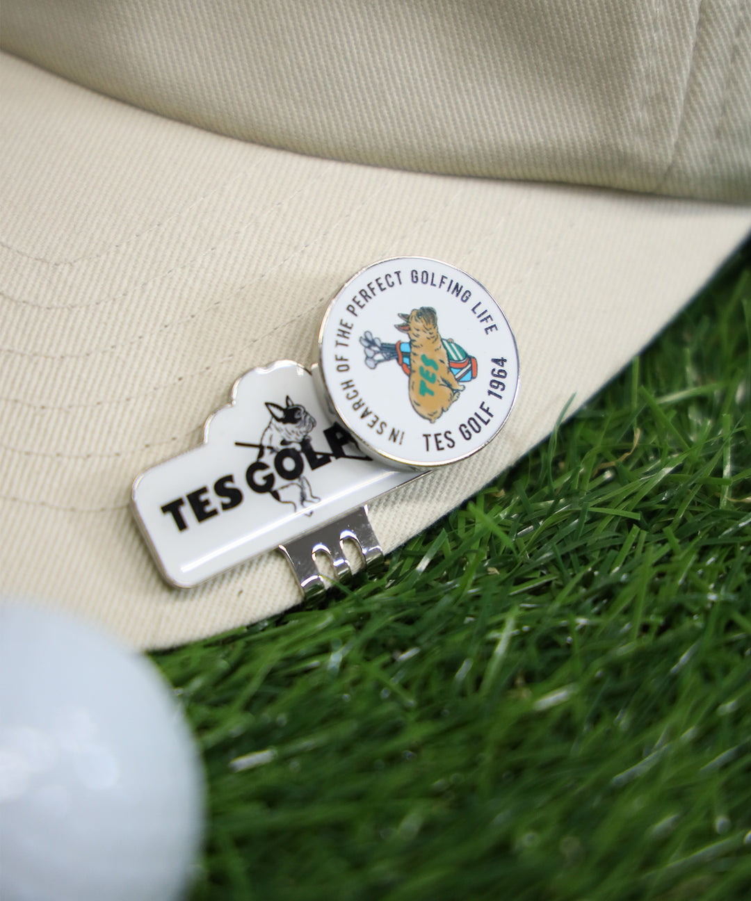 WEB / FLAG SHOP限定】TES GOLF CLIP BALL MARKER / ゴルフボール