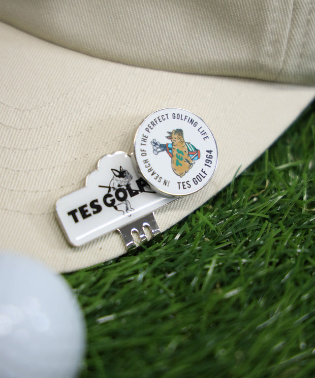 WEB / FLAG SHOP限定】TES GOLF CLIP BALL MARKER / ゴルフボール
