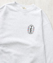 【WEB / FLAG SHOP限定】TES BARBER PT SWEAT/ クルースウェット