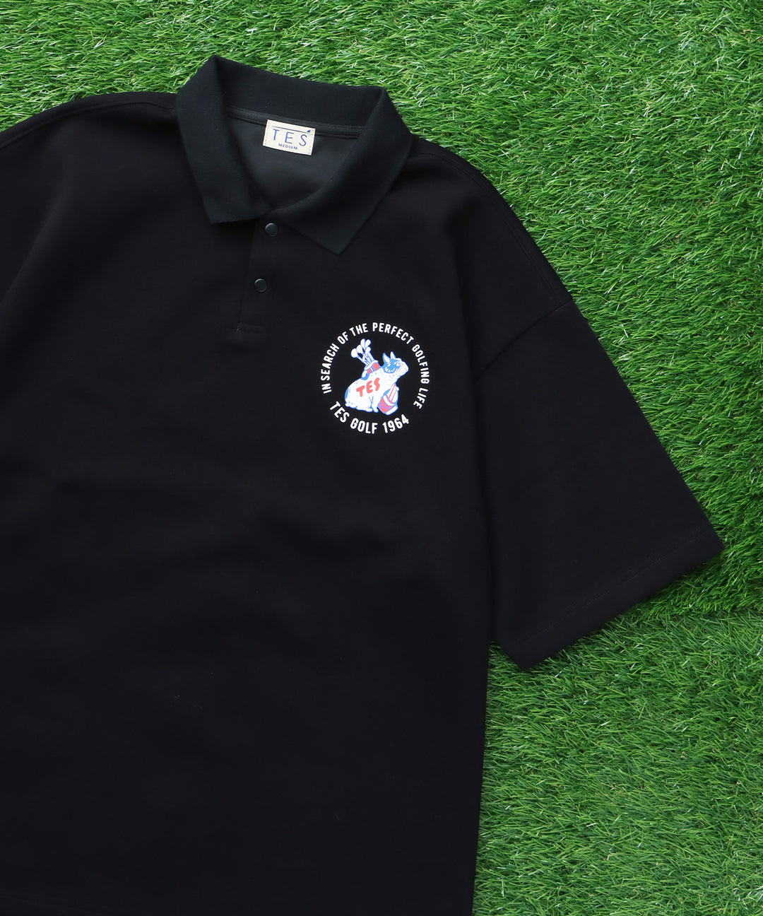 TES BUHI GOLFER BIG POLO / ビッグシルエットPOLOシャツ – TES | THE