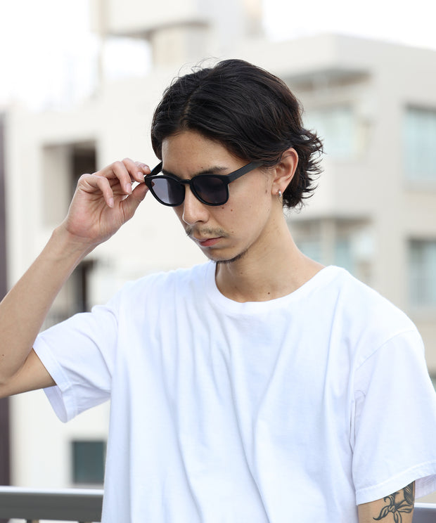 《新カラー追加》【偏光調光レンズ】TES × PLAGLA PHOTOCHROMIC LENS SUNGLASSES / ボストン型調光レンズサングラス