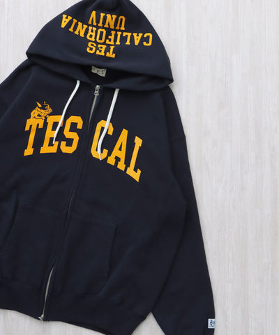 《1月中旬お届け予定》TES COLLEGE SWEAT ZIP PARKA / スウェットパーカー
