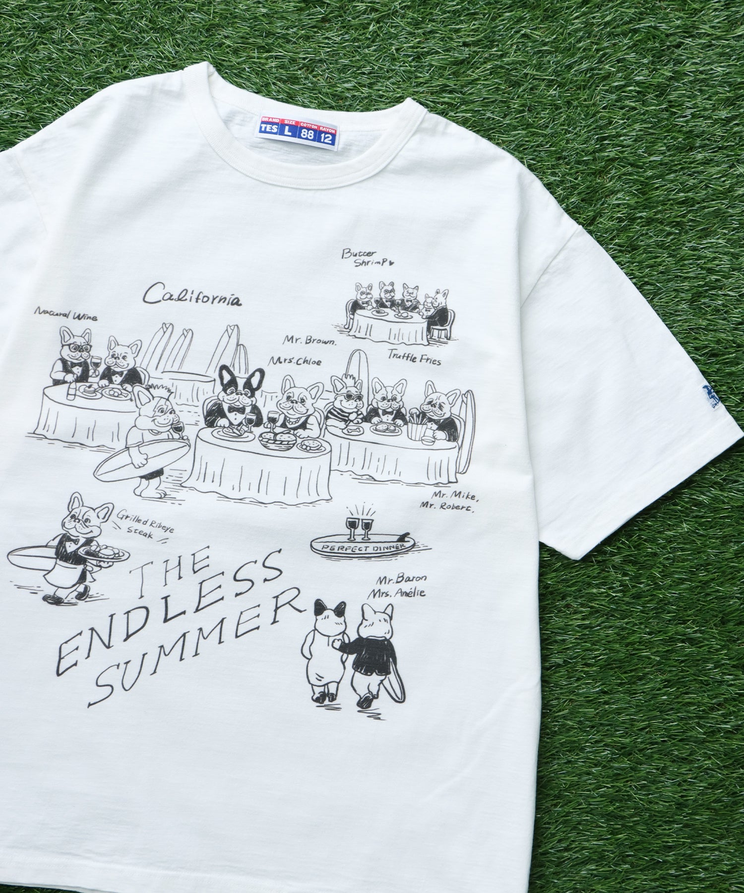 7月下旬お届け予定》 TES 8812 BUHI DINNER / Tシャツ – TES | THE
