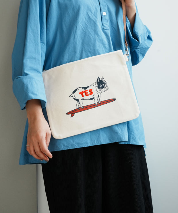 ≪カスタムオーダー≫ TES SURF BUHI CUSTOM EMB SACOCHE/サコッシュ