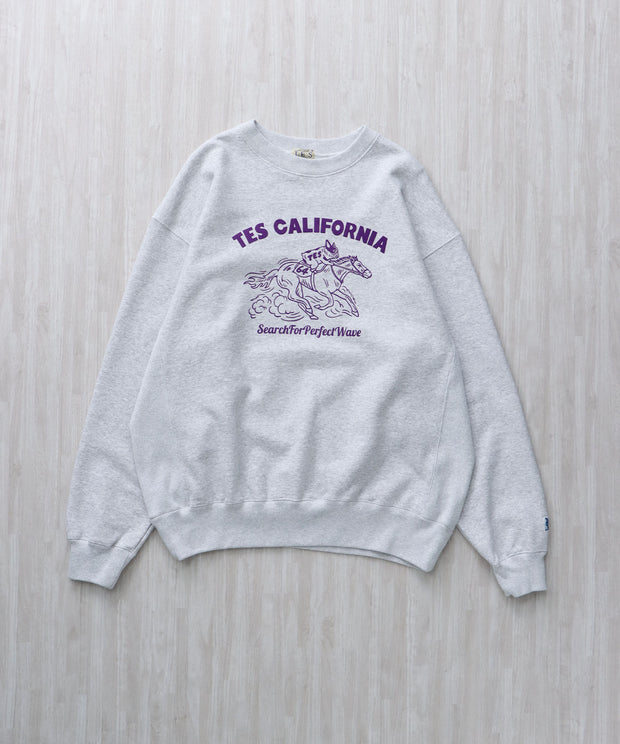 TES 2026 HORSE RIDE FLOCKY CN CN SWEAT / クルーネックスウェット