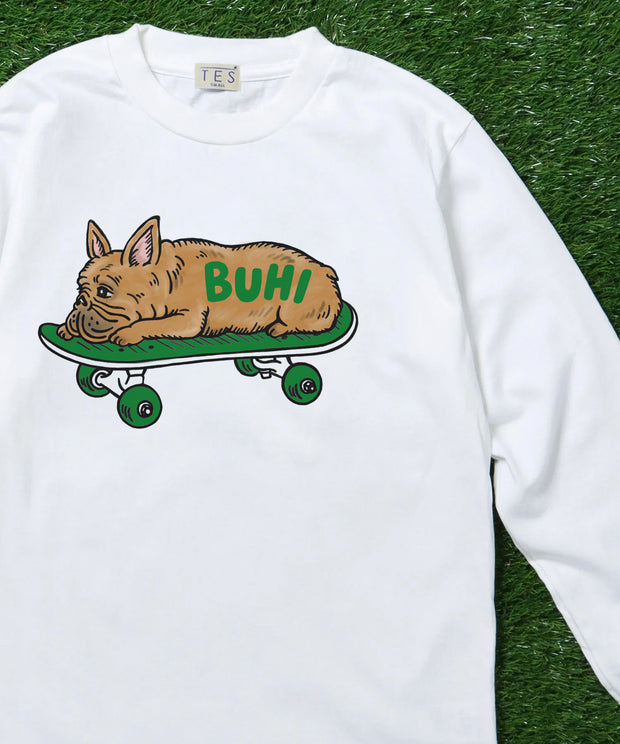 ≪カスタムオーダー≫TES FACEDOWN BUHI CUSTOM LONG SLEEVE T-SHIRT / ロンT