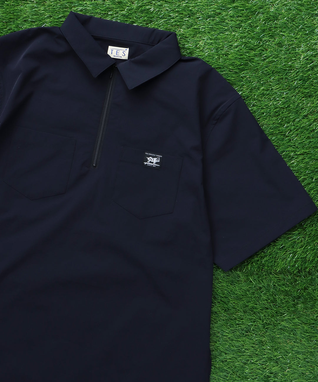 TES COMFORT HALF ZIP SHIRT / 半袖ハーフジップシャツ – TES | THE
