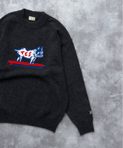 《11月下旬お届け予定》TES SAGARA BUHI WOOL KNIT / クルーネックニット